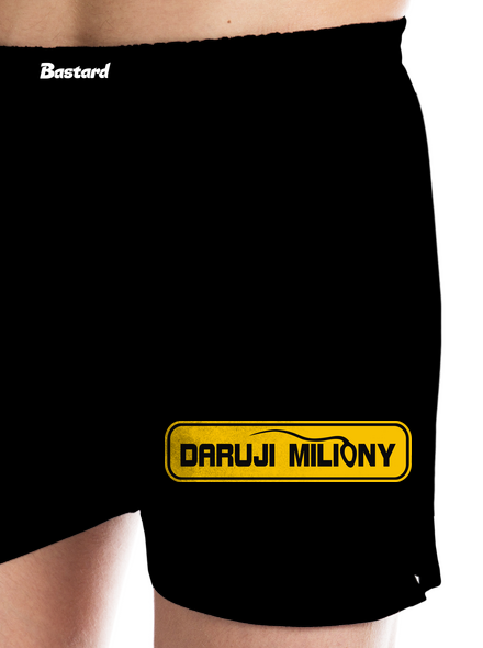 Miliony pánské trenky Black