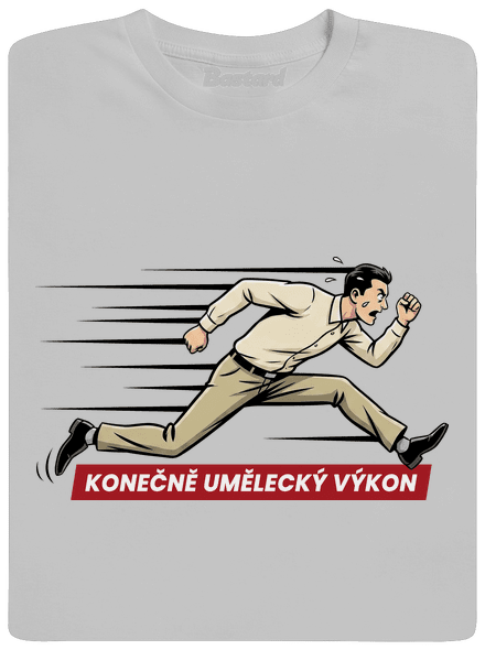 Umělecký výkon pánské tričko Pacific Grey
