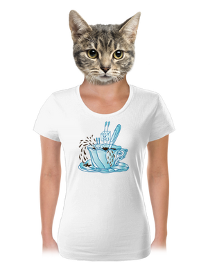 Cukroholik dámské tričko White