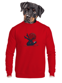 unisex mikina bez kapuce