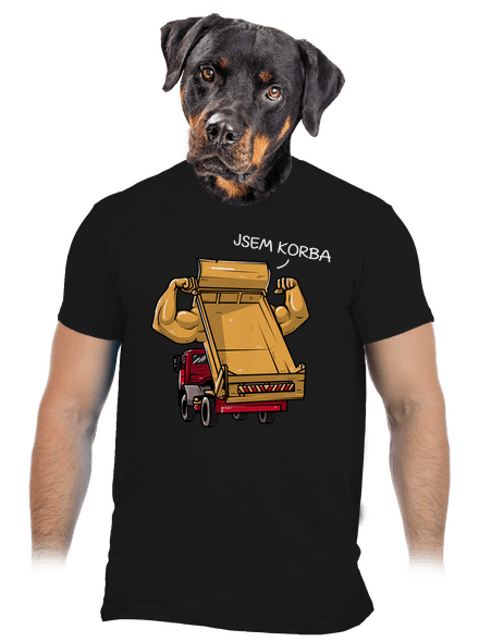Korba pánské tričko Black
