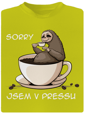 V pressu dětské sportovní tričko Neon Yellow