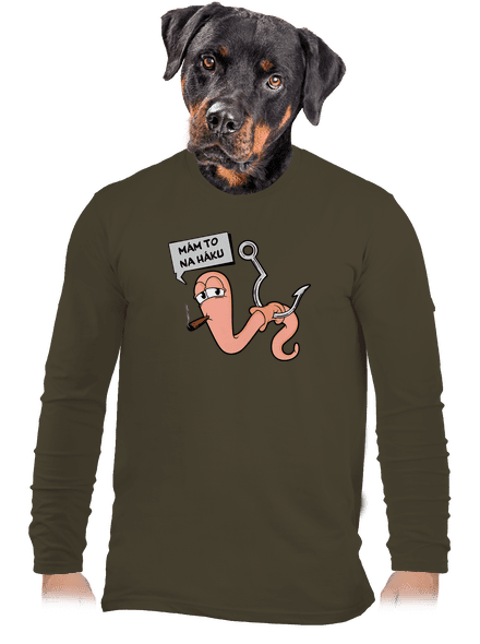 Na háku pánské dlouhý rukáv Urban Khaki