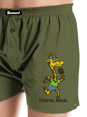 Žirafael Nadal pánské trenky Khaki