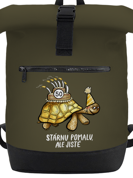 Stárnu pomalu batoh Military Green