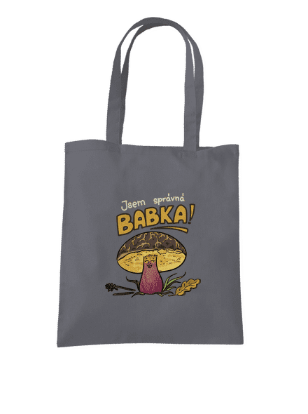 Babka a hříbeček taška Graphite grey