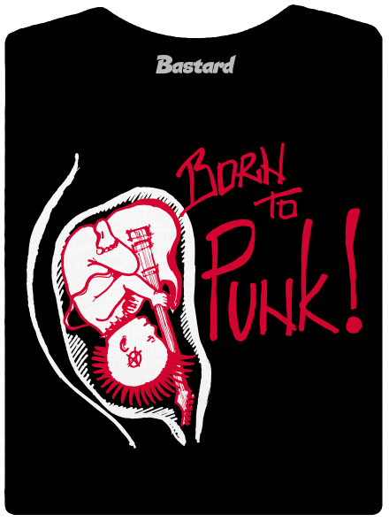Born to punk dámské tričko Black