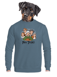 unisex mikina bez kapuce