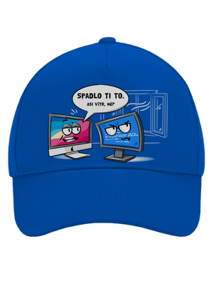 Mac vs. Windows kšiltovka baseballka Bright Royal