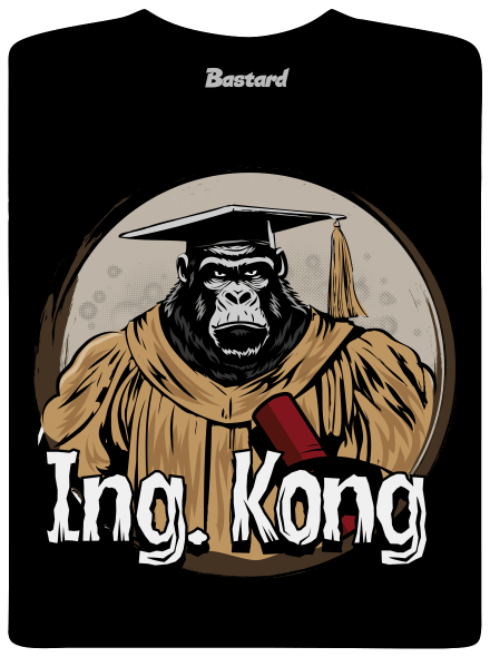 Ing. Kong pánské dlouhý rukáv Black