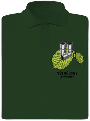 Tři ořechy pro... pánská polokošile Bottle Green Mal
