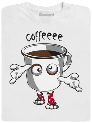 Zombie kafe pánské tričko White