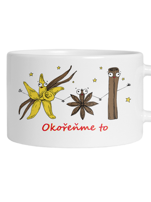 Okořeňme to hrnek makronka White