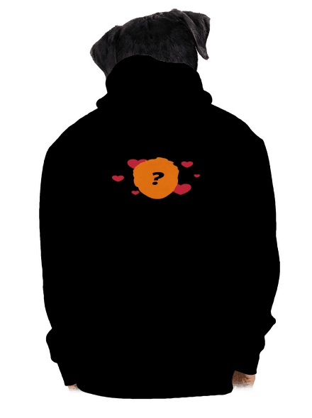 Moje láska pánská mikina na zip Black