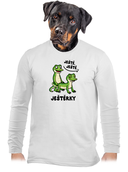 Ještě, ještě pánské dlouhý rukáv White