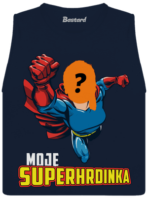 Moje superhrdinka dámské tílko volné Navy