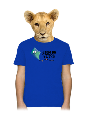 Do větru dětské tričko Royal Blue