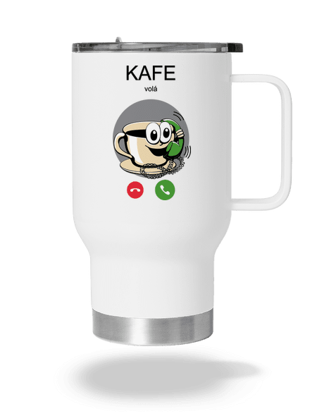 Kafe volá termohrnek White