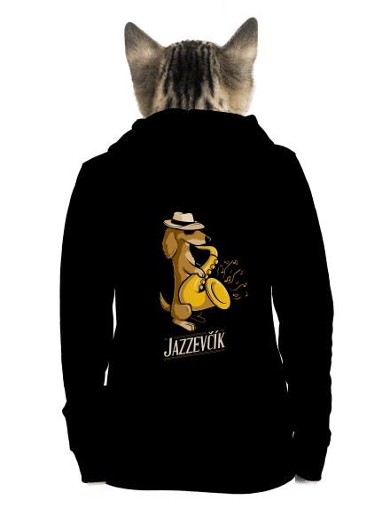 Jazzevčík dámská mikina na zip Black