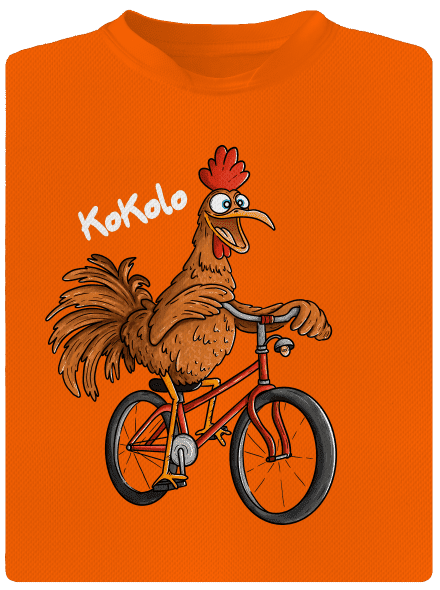 Kokolo pánské sportovní tričko Neon Orange
