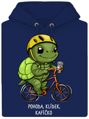 Pohoda, klídek unisex mikina premium Navy