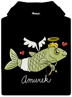 Amurek pánská mikina klokanka Black