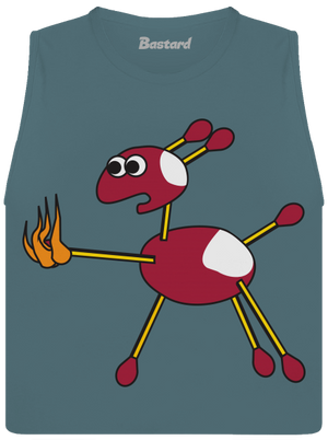 Kaštany dámské tílko volné Heather Deep Teal