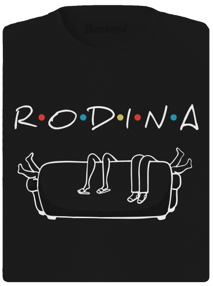 Rodina dámské sportovní tričko Black
