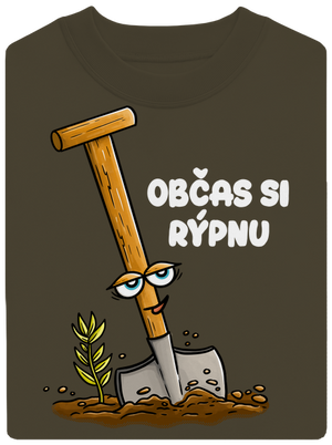 Občas si rýpnu unisex mikina bez kapuce Urban Khaki