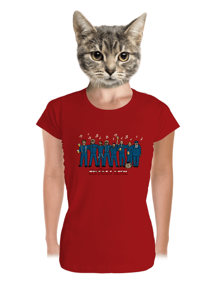 Hasičský sbor dámské tričko premium Red Mal