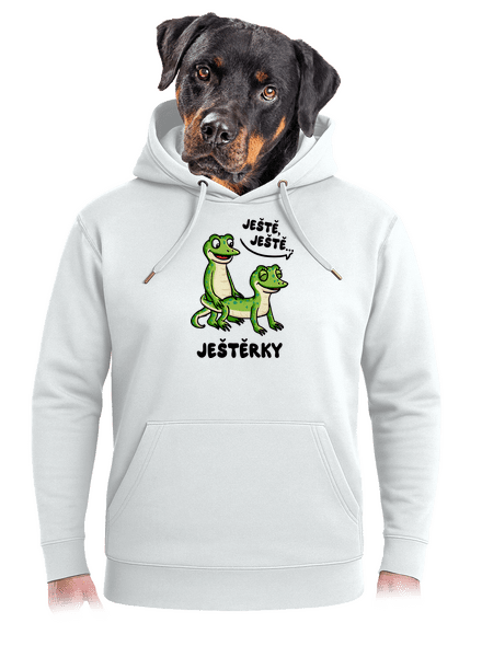 Ještě, ještě unisex mikina premium Snowwhite