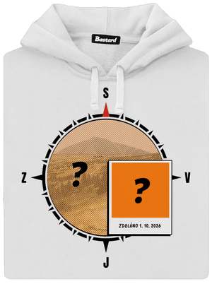 Zdoláno dámská mikina klokanka White