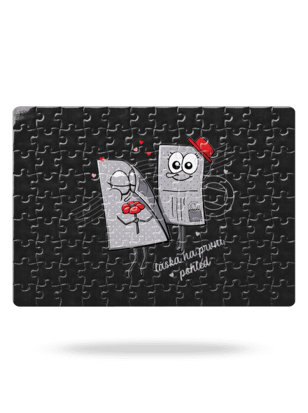 Láska na první pohled puzzle White