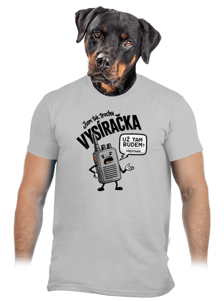 Vysíračka pánské tričko Pacific Grey