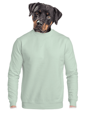 Bez potisku unisex mikina bez kapuce Blush Mint