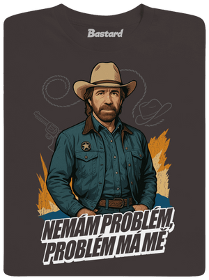 B19: Chuck Norris z Walker, Texas Ranger pánské dlouhý rukáv Bear Brown