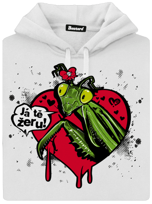 K sežrání dámská mikina klokanka White