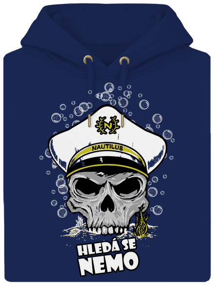 Kapitán Nemo unisex mikina premium Navy