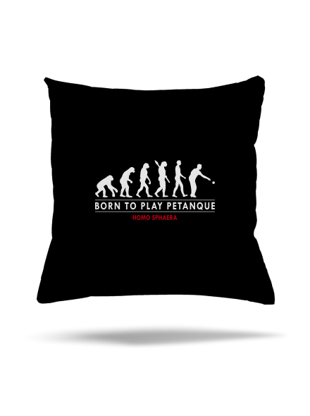 Born to play petanque polštář Black