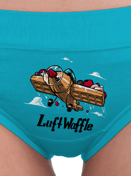 Luftwaffle dámské kalhotky Turquoise
