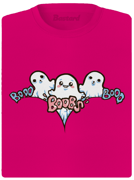 Boobs dámské sportovní tričko Neon Pink