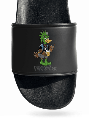 Punkačeří rodina pantofle Black