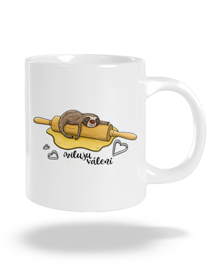 Miluju válení velký hrnek White