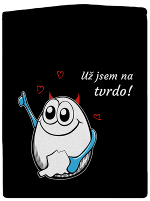 Vejce pánská mikina na zip Black