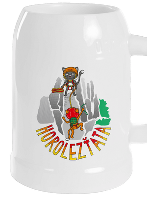 Horolezťata půllitr White