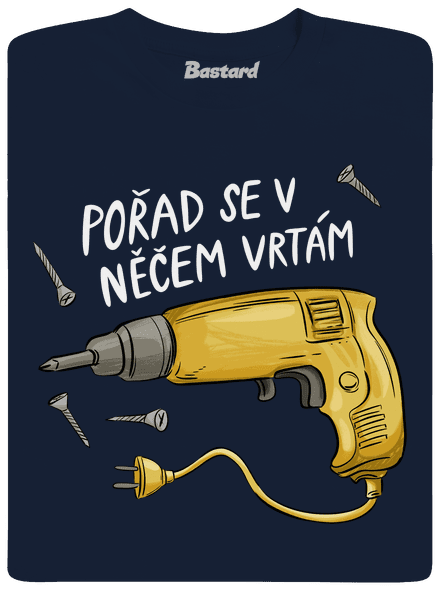 Vrtám pánské tričko Navy