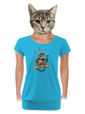 dámské tričko s lemem