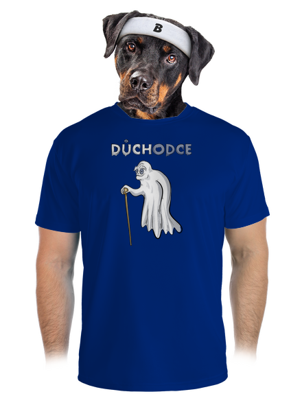 Duch důchodce pánské sportovní tričko Royal Blue Mal