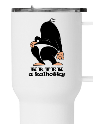 Krtek a kalhotky termohrnek White