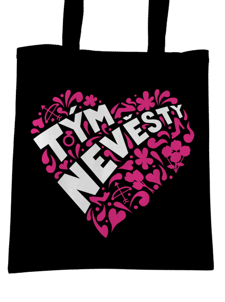 Tým nevěsty taška Black